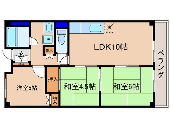 風異音素の物件間取画像